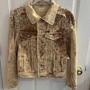POL Corduroy Jacket - Brown and Tan